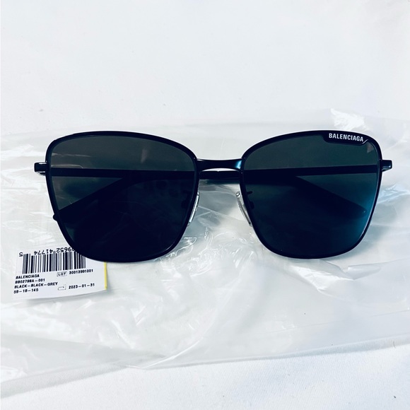 BALENCIAGA black butterfly sunglasses - Picture 2 of 11